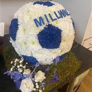 Football funeral tribute