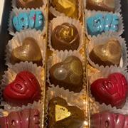 Artisan chocolate Valentines collection